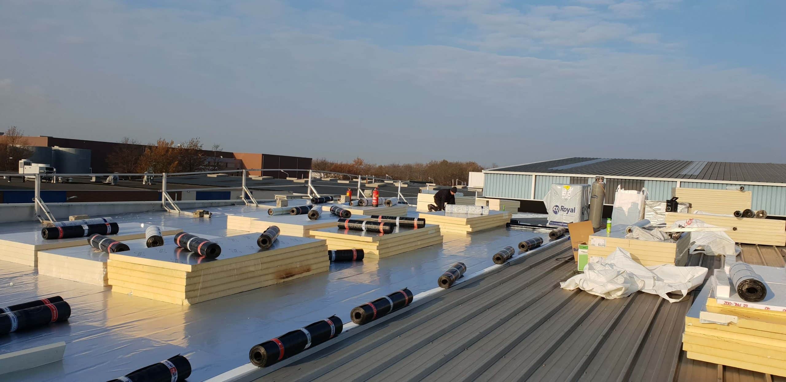 Dakbedekking van Lamers HTS Nijmegen