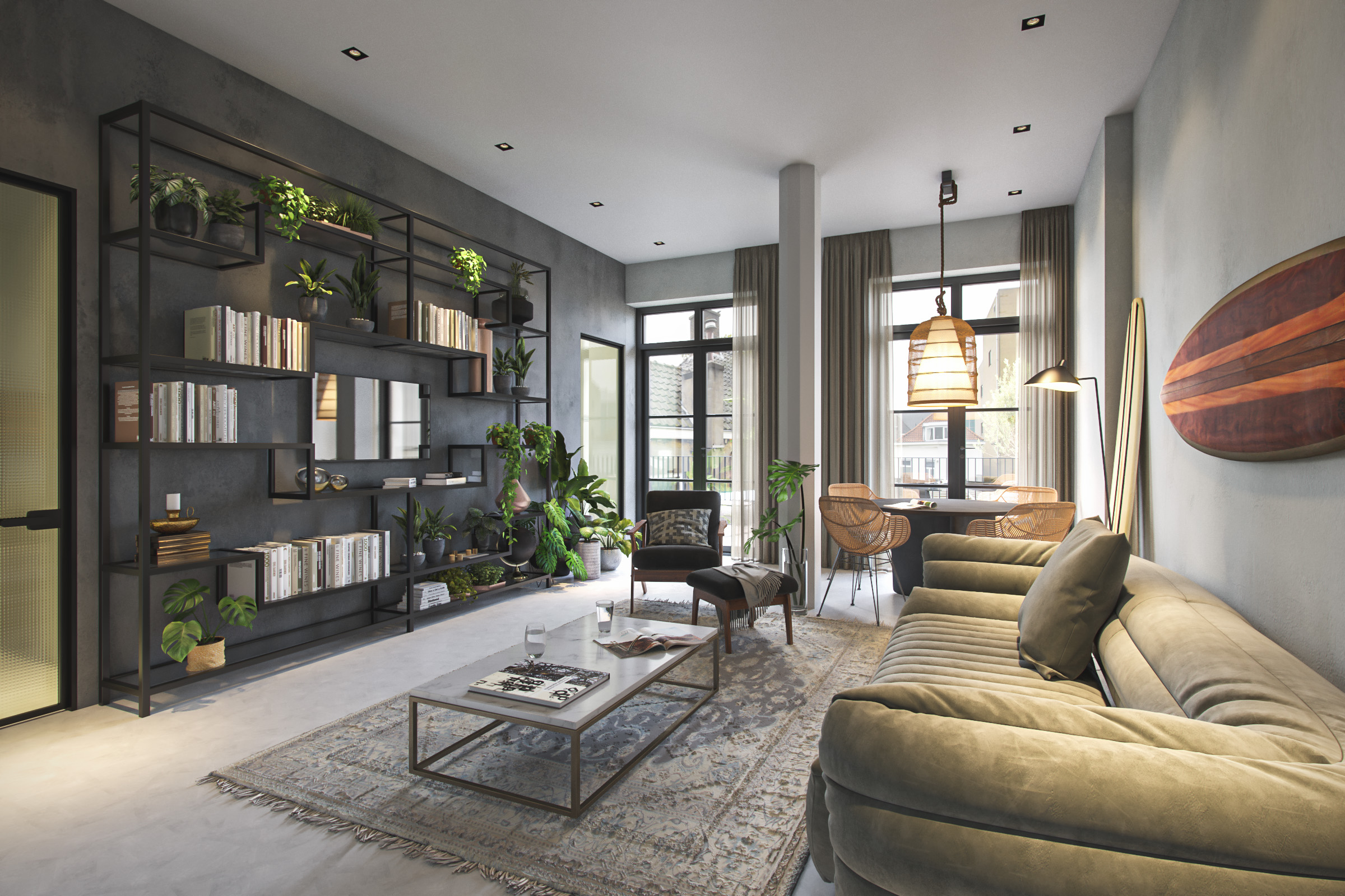 Ontwikkeling 5 appartementen en Vanilia winkel in Arnhem